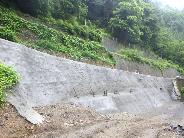 南牧村 - アンカー工の実績