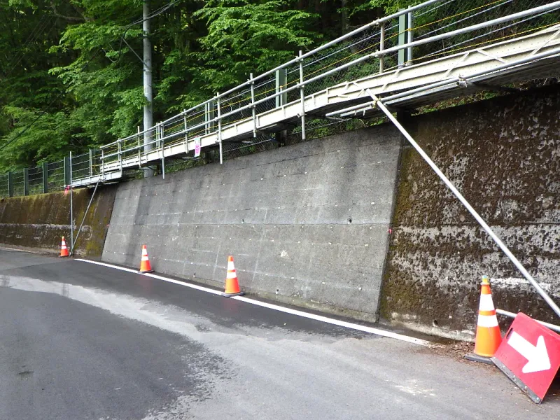 松井田町霧積 施工中 1