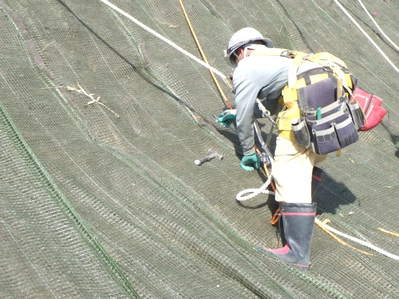 富岡市宇田 施工中 1