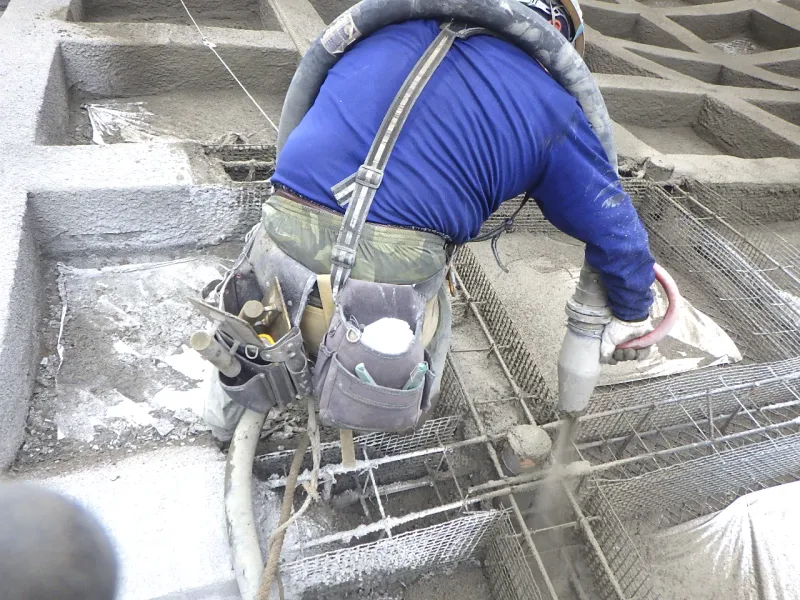 松井田町西野牧 施工中 6