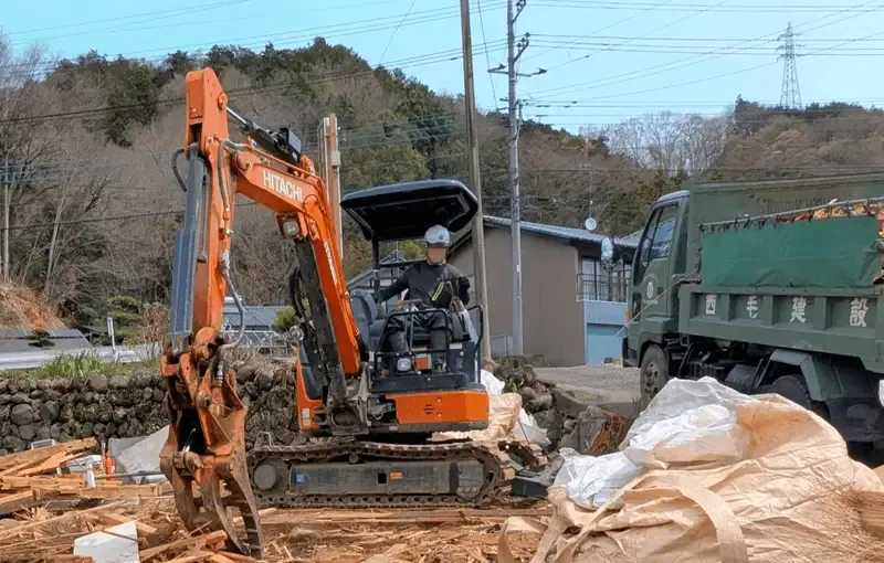 解体工事現場